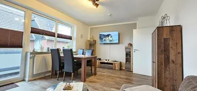TV/Unterhaltungsangebot in der Unterkunft Appartementhaus Kogge Wohnung 6