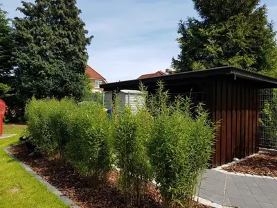 Ein Garten an der Unterkunft Appartementhaus Kogge Wohnung 7