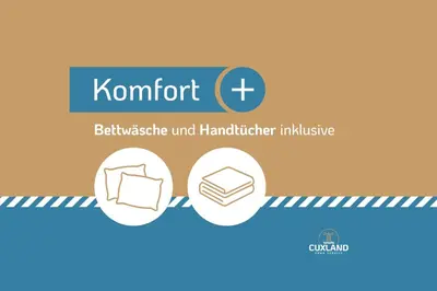Ein Zertifikat, Auszeichnung, Logo oder anderes Dokument, das in der Unterkunft Whg. 121 Haus Jan am Strand ausgestellt ist