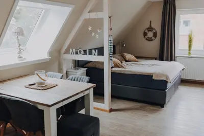 Ein Bett oder Betten in einem Zimmer der Unterkunft Lagune No1