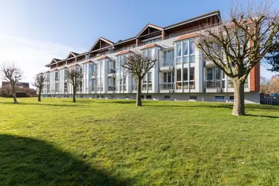 Das Gebäude in dem sich die Ferienwohnung befindet