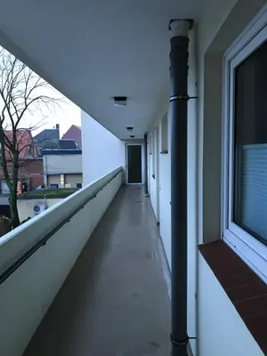 Ein Balkon oder eine Terrasse in der Unterkunft Deichblick