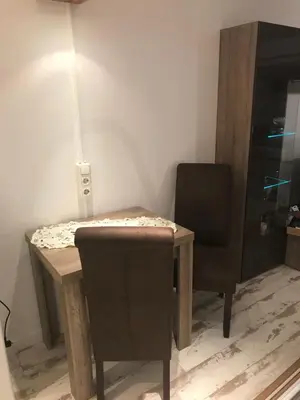 Ein Sitzbereich in der Unterkunft Deichblick