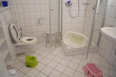 Ein Badezimmer in der Unterkunft Nordspitze