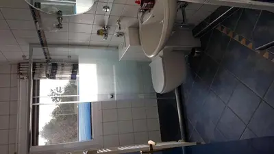 Ein Badezimmer in der Unterkunft Cuxhaven Sahlenburg
