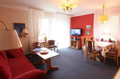 TV/Unterhaltungsangebot in der Unterkunft Residenz Albatros