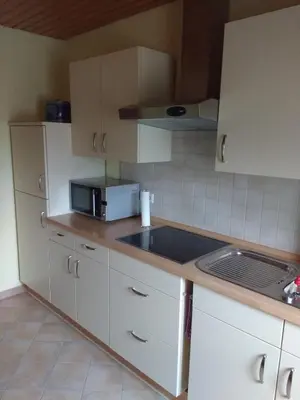Küche/Küchenzeile in der Unterkunft Apartment Scharhörn