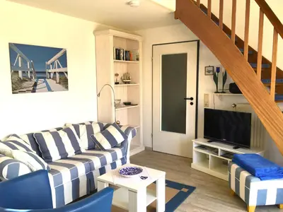 TV/Unterhaltungsangebot in der Unterkunft Ferienwohnung Meisennest