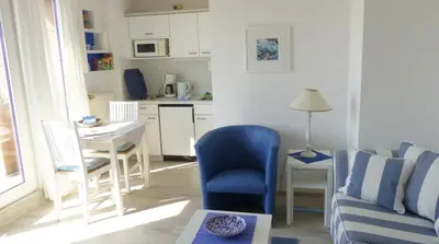 Küche/Küchenzeile in der Unterkunft Ferienwohnung Meisennest