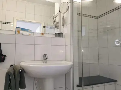 Ein Badezimmer in der Unterkunft Villa Deichvoigt