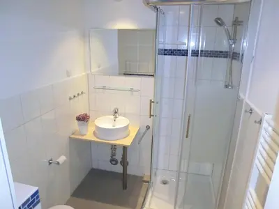 Ein Badezimmer in der Unterkunft Haus Essen