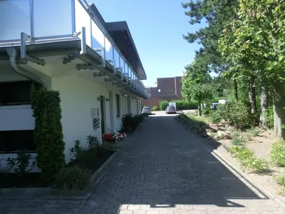 Das Gebäude in dem sich die Ferienwohnung befindet