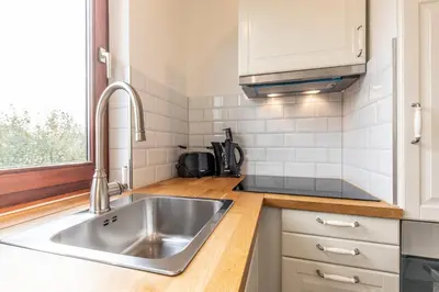 Küche/Küchenzeile in der Unterkunft Seehof Boutique Appartements