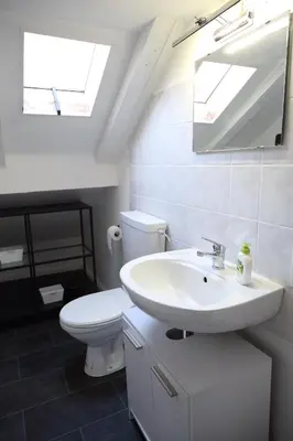 Ein Badezimmer in der Unterkunft Ferienwohnung Stöckel 2