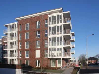 Das Gebäude in dem sich die Ferienwohnung befindet