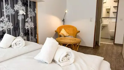 Ein Bett oder Betten in einem Zimmer der Unterkunft Frische Brise 07.03