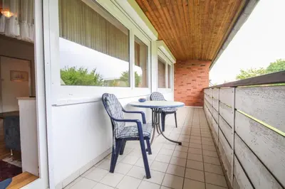 Ein Balkon oder eine Terrasse in der Unterkunft Dallacker