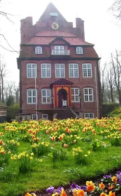 Ein Garten an der Unterkunft Ferienwohnung Butendiek