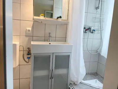Ein Badezimmer in der Unterkunft Frauenpreiss Whg. 56