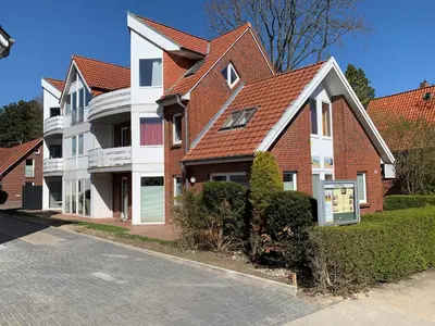 Das Gebäude in dem sich die Ferienwohnung befindet