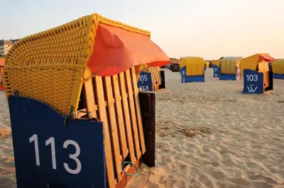 Ein Strand an oder in der Nähe der Ferienwohnung