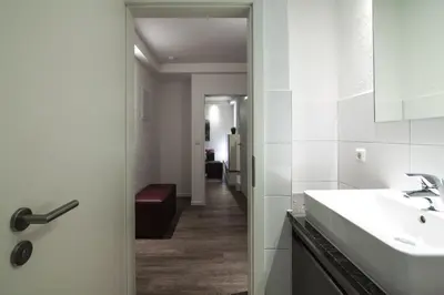 Ein Badezimmer in der Unterkunft dat geele hus Nr. 3