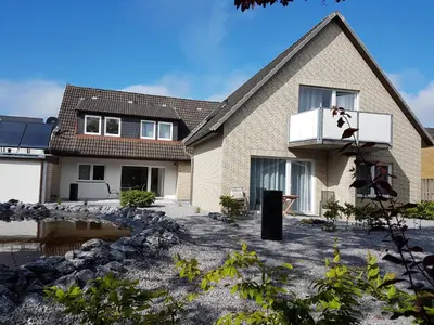 Das Gebäude in dem sich die Ferienwohnung befindet