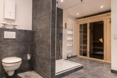 Ein Badezimmer in der Unterkunft Beachhouse