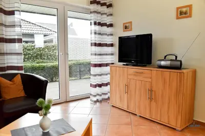TV/Unterhaltungsangebot in der Unterkunft Ferienwohnung im Haus Rubin