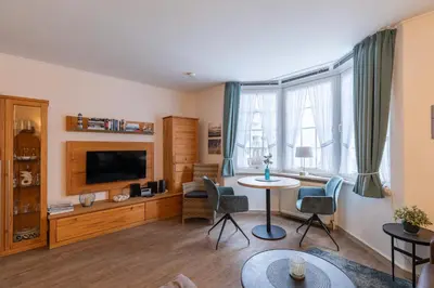 TV/Unterhaltungsangebot in der Unterkunft Fischerhus - Wohnung 2