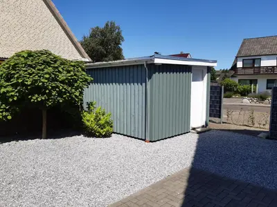 Das Gebäude in dem sich die Ferienwohnung befindet