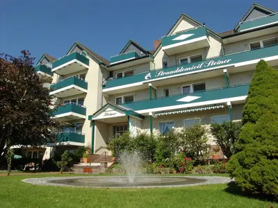 Das Gebäude in dem sich die Ferienwohnung befindet