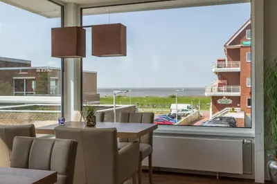 Ein Balkon oder eine Terrasse in der Unterkunft Hotel Christiansen