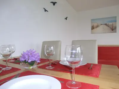 Getränke in der Unterkunft Haus Strandgut/1