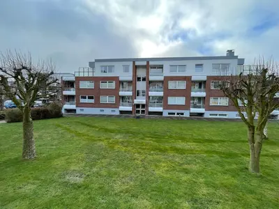 Ein Garten an der Unterkunft Vogelsand 324