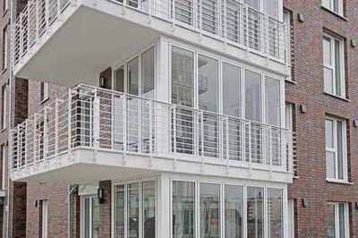 Ein Balkon oder eine Terrasse in der Unterkunft Haus Marina 28