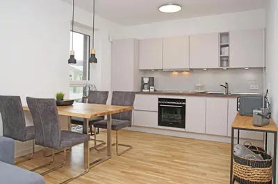 Küche/Küchenzeile in der Unterkunft Haus Marina 28