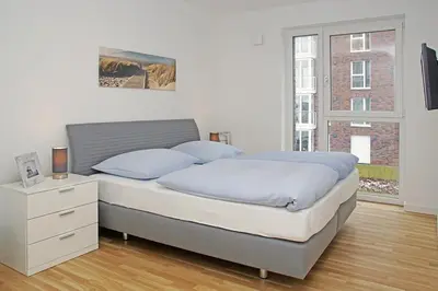 Ein Bett oder Betten in einem Zimmer der Unterkunft Haus Marina 28