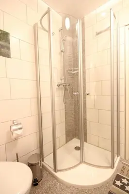 Ein Badezimmer in der Unterkunft Knechtsand 433