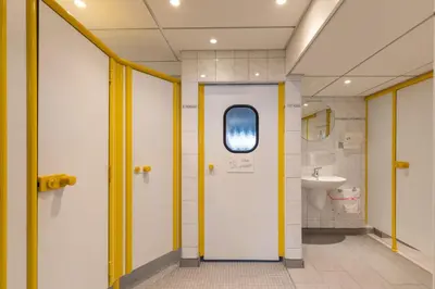 Ein Badezimmer in der Unterkunft Knechtsand 433