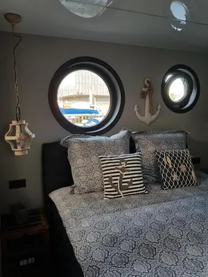 Ein Bett oder Betten in einem Zimmer der Unterkunft Riverloft I