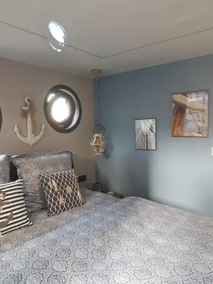 Ein Bett oder Betten in einem Zimmer der Unterkunft Riverloft I