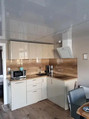 Küche/Küchenzeile in der Unterkunft Riverloft I
