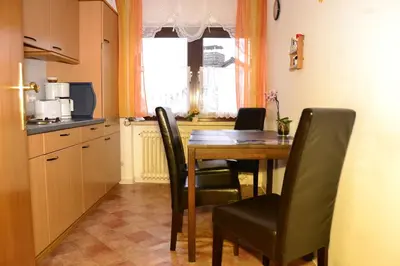 Küche/Küchenzeile in der Unterkunft Ferienwohnung Hoyler