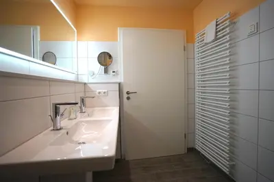 Ein Badezimmer in der Unterkunft Wohnung 11 im Palais am Meer II