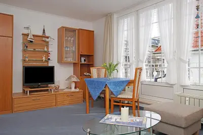 TV/Unterhaltungsangebot in der Unterkunft Fischerhus - Wohnung 5
