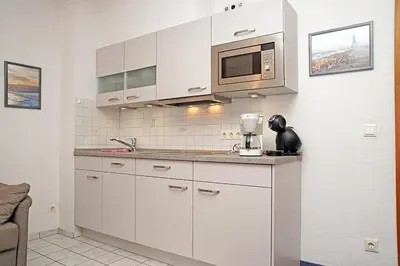 Küche/Küchenzeile in der Unterkunft Fischerhus - Wohnung 5