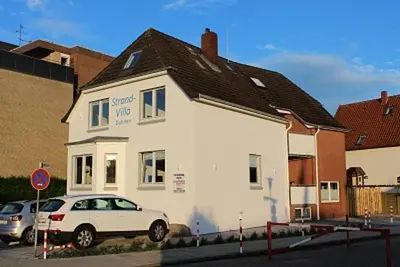 Das Gebäude in dem sich die Ferienwohnung befindet