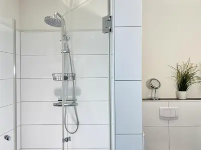 Ein Badezimmer in der Unterkunft Quartier Hohe Geest 2