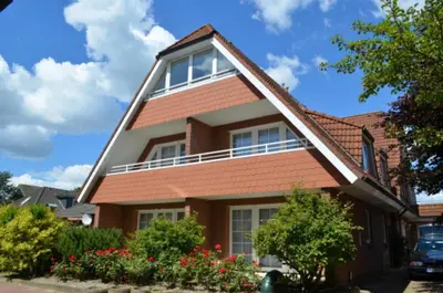 Das Gebäude in dem sich die Ferienwohnung befindet
